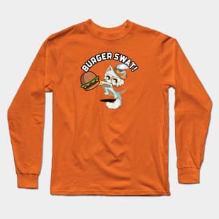 kittyswat Andy "Burger Swat!" Long Sleeve T-Shirt